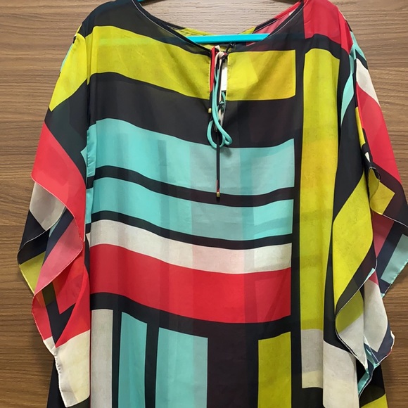 Gorgeous chiffon polyester cover up, kaftan - Picture 3 of 5